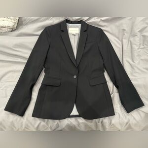Banana Republic Black Wool Blend 2 Button Blazer size 4P